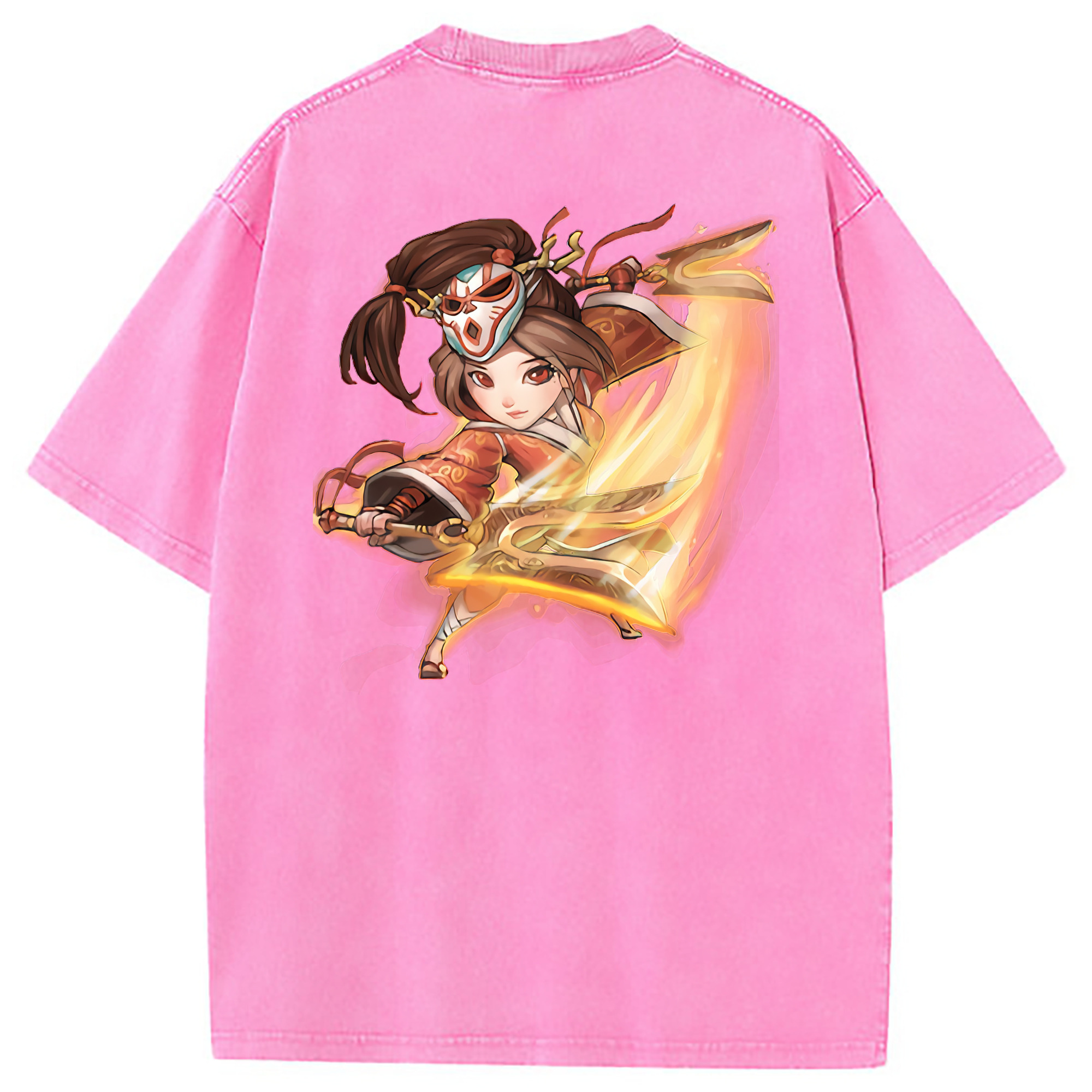 （画像用） リーグ・オブ・レジェンド League of Legends LOL 綿100% ヴィンテージ風 半袖Tシャツ（背面プリント）